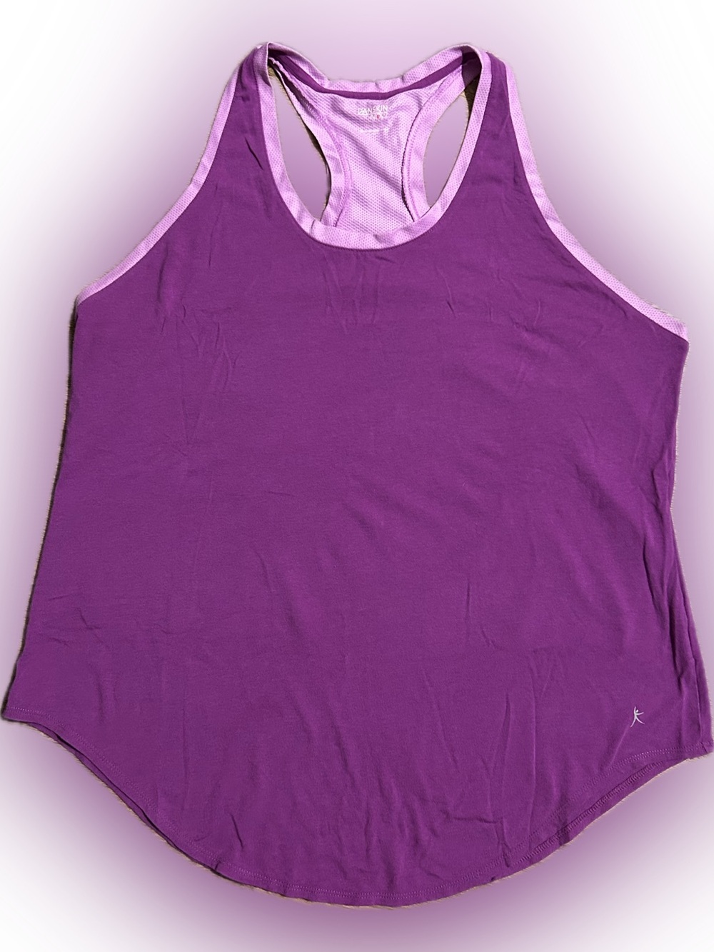Danskin Women's Purple Athletic Racerback Tank Top - XXL